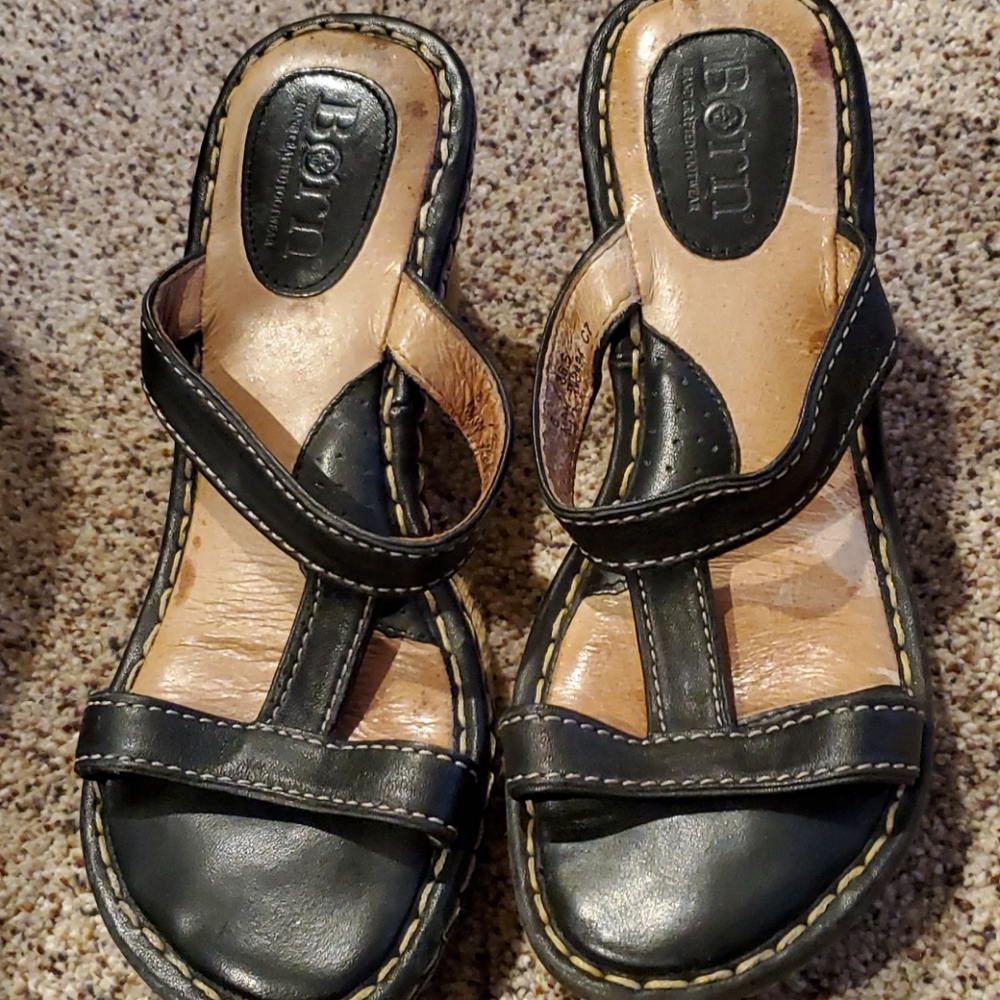 Gently used Born sandals